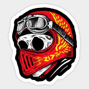 Ride Skull Sticker